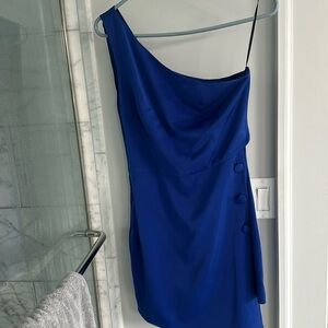 NBD Tere Mini Dress in Cobalt Blue worn once